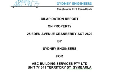 Dilapidation Reports on Buildings and Infrastructure